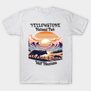 Majestic Emblem of Yellowstone National Park T-Shirt
